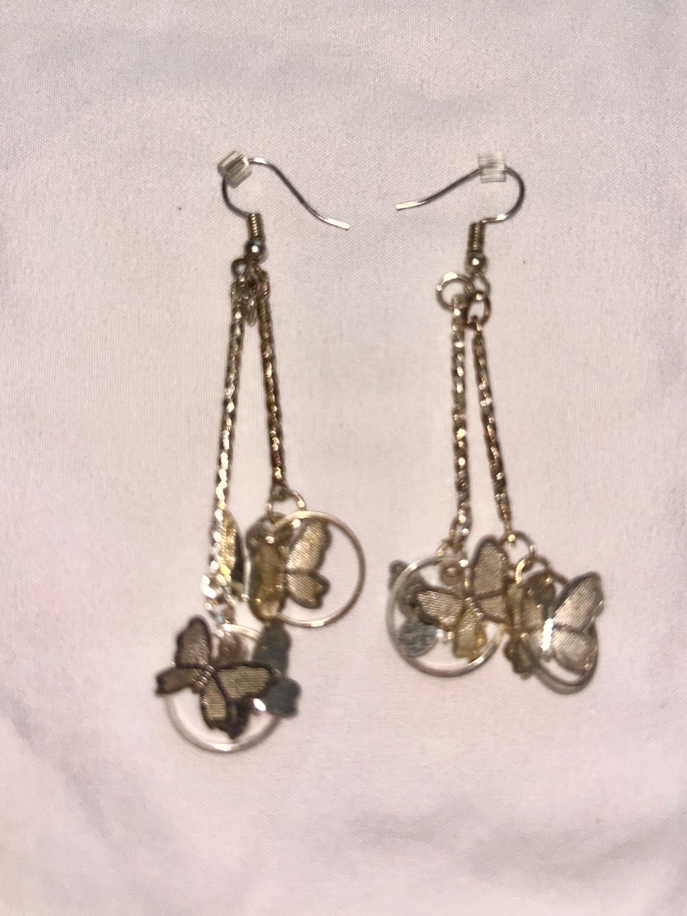 Gold Butterfly Drop Earrings - Women Jewelry